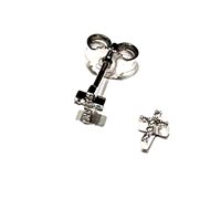 Orecchini Bolzoni Donna Lettere e simboli in Oro bianco Diamante BO0355-06-OB